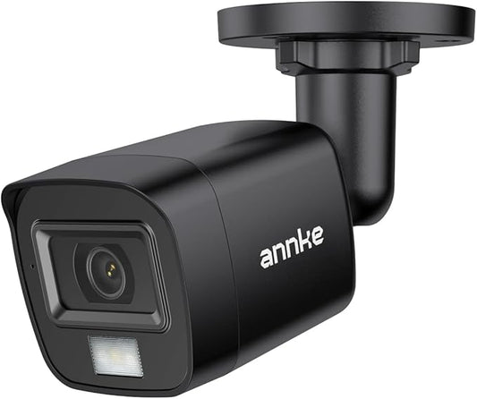 ANNKE 1080p HD-TVI Security Surveillance Camera for Home CCTV System, 2MP Bullet BNC Camera with 100 ft Super Night Vision, IP66 Surveillance Weatherproof Add–on Wired Cam