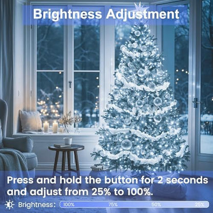 500 LED String Lights, 180FT Super-Long Christmas Lights Outdoor Indoor