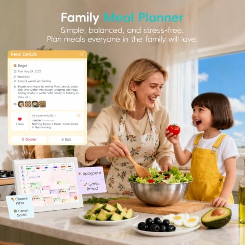 Westsee 10.1" Digital Calendar, No Subscription Smart Family Planner