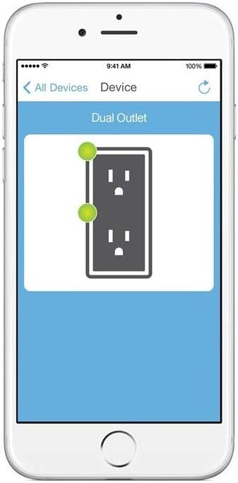 Insteon Smart Dual On/Off Wall Outlet, Top & Bottom Outlets Independently Controllable, 2663-222 (White) - Insteon Hub required for voice control with Alexa & Google Assistant