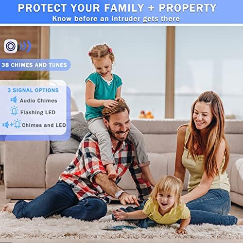 Motion Sensor Alarm, 300ft Wireless Long Range Indoor Driveway Alarm