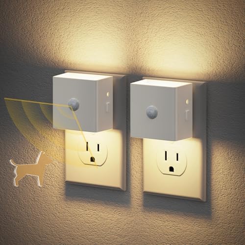 JandCase Motion Sensor Night Light, Night Lights Plug into Wall
