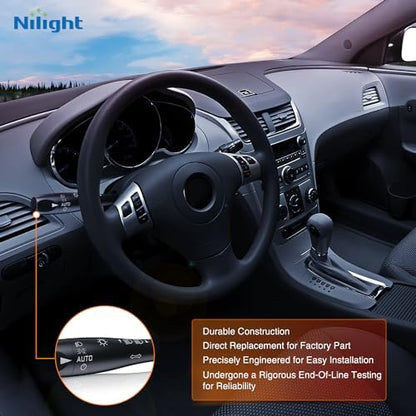 Nilight Turn Signal Switch Compatible with 2004-2012 Chevy Malibu