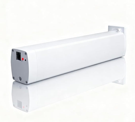 Zigbee Motor with Plug for Smart Curtain Track System, Automatic Ceiling Curtain Opener, Motorized Curtains with App, Voice, Compatible with Alexa,Google and Siri, Zigbee Gateway Required