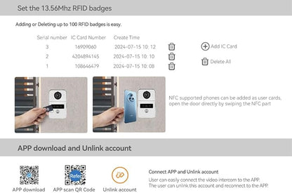 2pin-Wired 2MP HD Indoor 10" WiFi Monitor Smart Home Video Doorbell Intercom System, Remote APP Phone Unlock Video Record Motion Detect 2-Way Talk IR Camera Door Bell 1x doorbell + 2X 10in Monitor