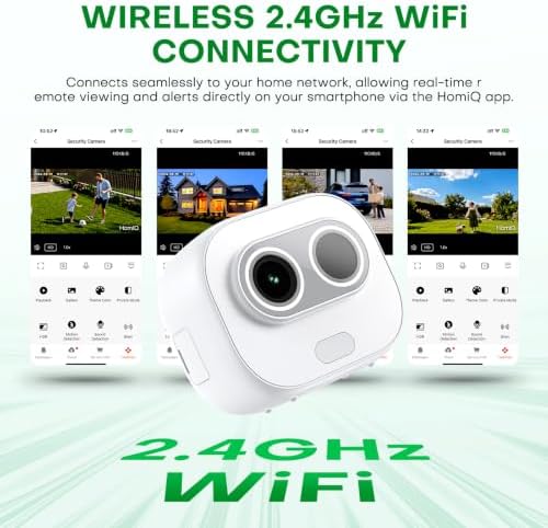 Solar Window Security Camera, Indoor Cam with Rechargeable Battery