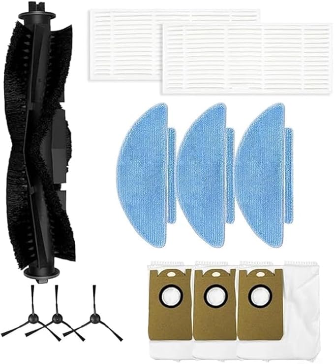Self-Emptying Robot Vacuum and Mop,Robot Vacuum Cleaner, SL61Pro Full Maintenance kit, Including Main Side Brush, Filter, mop, and dust Bag