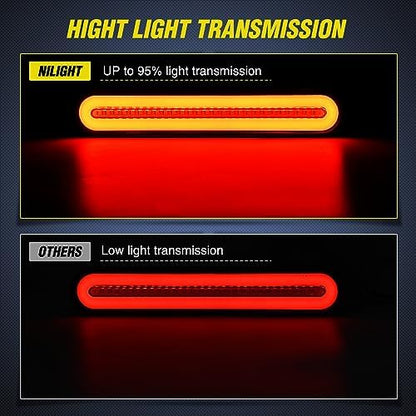 Nilight Trailer Tail Light Bar 3-in-1 Running Stop Turn Signals Brake Bar
