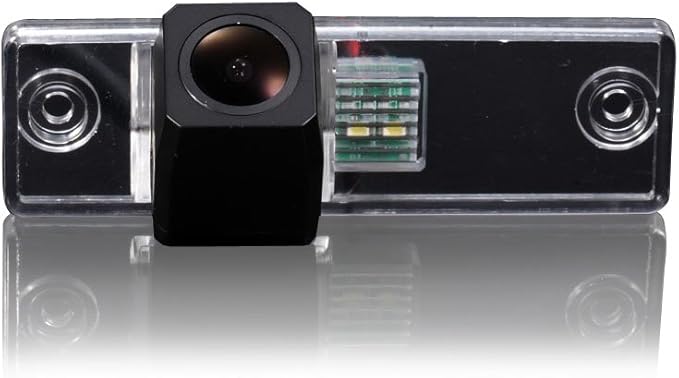 Rear View Back Up Reverse Parking Camera in License Plate Lighting Night Version (NTSC) for Saab 9-3/93 /9-X/ 97X/ 9-4X /95/9-5 Toyota Land Cruiser Prado (Model B= Screw)