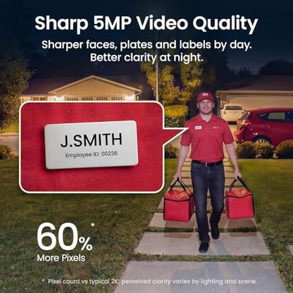 aosu 5MP Ultra HD Wireless & Wired Video Doorbell Camera
