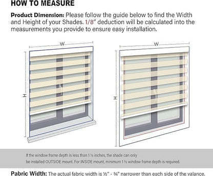 Light Filtering Motorized Zebra/Roller Shades – LightFiltering-Siena BL2 Series Smart Remote Control Window Blinds