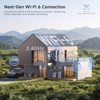 VSTARCAM 2K Solar Security Camera Outdoor Wireless with 5200mAh Battery & Solar Panel, Magnetic Quick Mount No Drill Installation, Free Cloud Storage, PIR Human Detection,Spotlight & Siren,WiFi 6,IP66