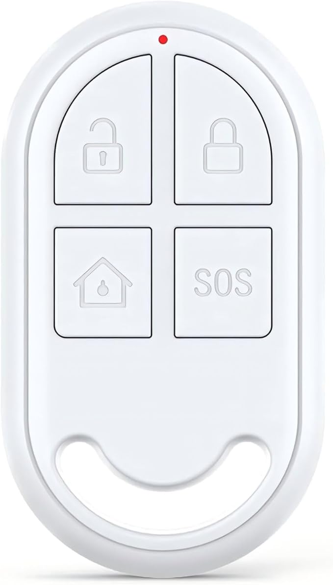 LUCKYDEER Remote Control Compatible with The LUCKYDEER CP2 Motion Sensor Alarm, CP7R Door Alarm for Kids, CP8 & CP9 Home Security System (White)