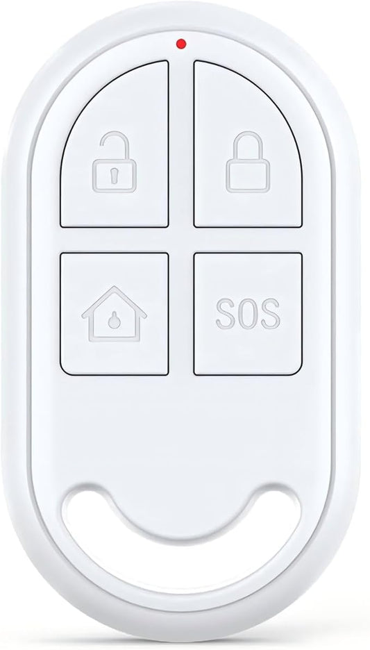 LUCKYDEER Remote Control Compatible with The LUCKYDEER CP2 Motion Sensor Alarm, CP7R Door Alarm for Kids, CP8 & CP9 Home Security System (White)