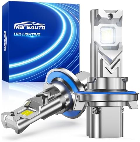 Marsauto M1C H13/9008 40000LM Fanless LED Bulbs, 6500K IP68 – 2 Pack