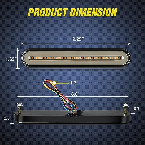 Nilight Trailer Tail Light Bar 3-in-1 Running Stop Turn Signals Brake Bar