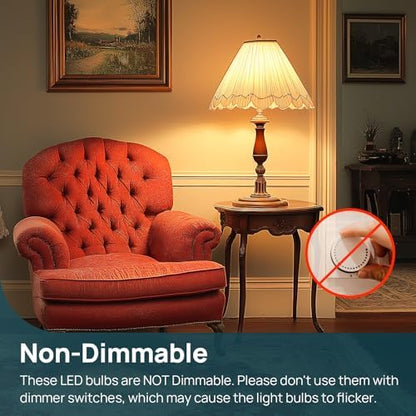 Linkind A19 LED Light Bulbs, 60 Watt Equivalent, 2700K Soft White 6 Packs