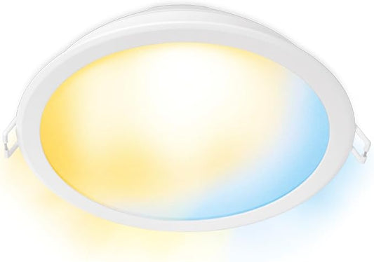 WiZ Tunable White 6-Inch Smart Downlight - Pack of 6-2700K-5000K - 750 Lumen - Indoor - Connects to Wi-Fi - Control via Voice/App - Matter Compatible