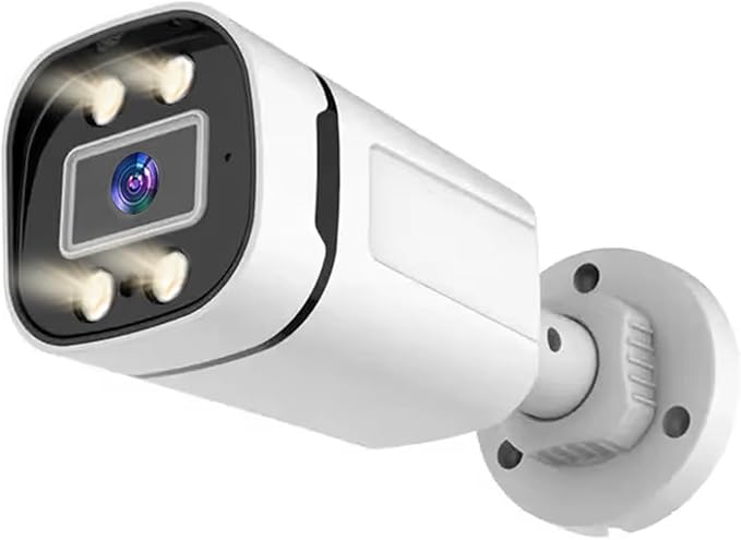 Home Security System 4Ch DVR Kits with 4pcs 1080P Waterproof Bullet Analog AHD TVI CVI Camera 3MP Lens Color Night Vision Outdoor Surveillance Wired CCTV Set (Include 500GB HDD) 24/7 Recording
