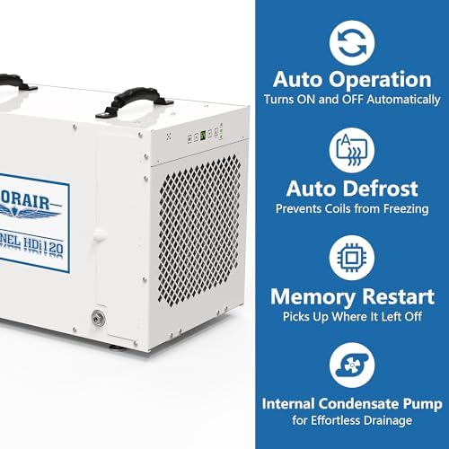 ALORAIR 235 Pints Crawlspace Dehumidifier with Pump, Sentinel HDi120