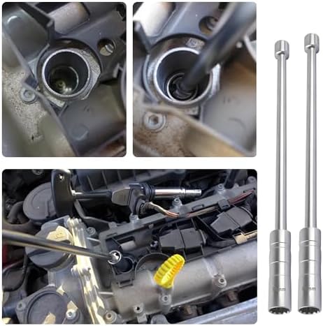 14mm+16mm Extend Spark Plug Socket Compatible with BMW Nissan More Car