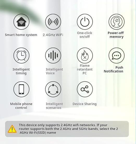 Matter Smart Switch, Smart Light Switch, WiFi Mini DIY Module, eWeLink Web, Flush-Mounted, APP & Voice Control, Smart Switches for Lights Compatible with Apple, Alexa & Google, 4PCS
