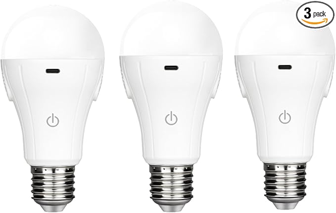BoRccdit Rechargeable Light Bulbs