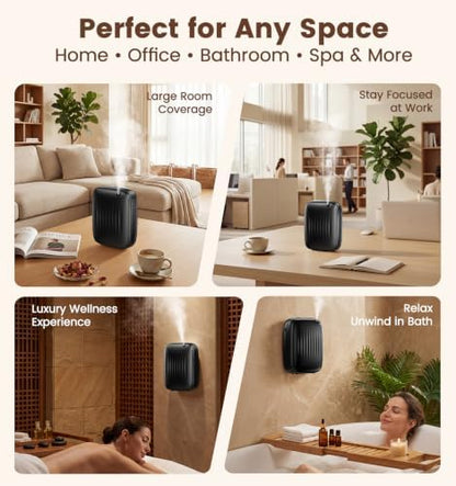 Ziweo Waterless Essential Oil Diffuser, 3000sq.ft - App & Panel Control