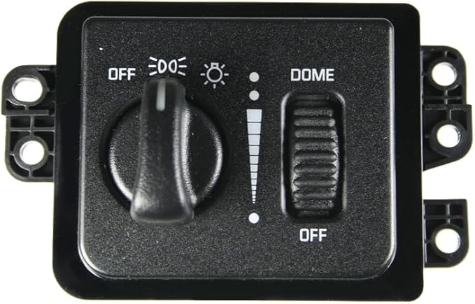 TRQ Headlight Switch Compatible with 2001-2004 Dodge Dakota Durango