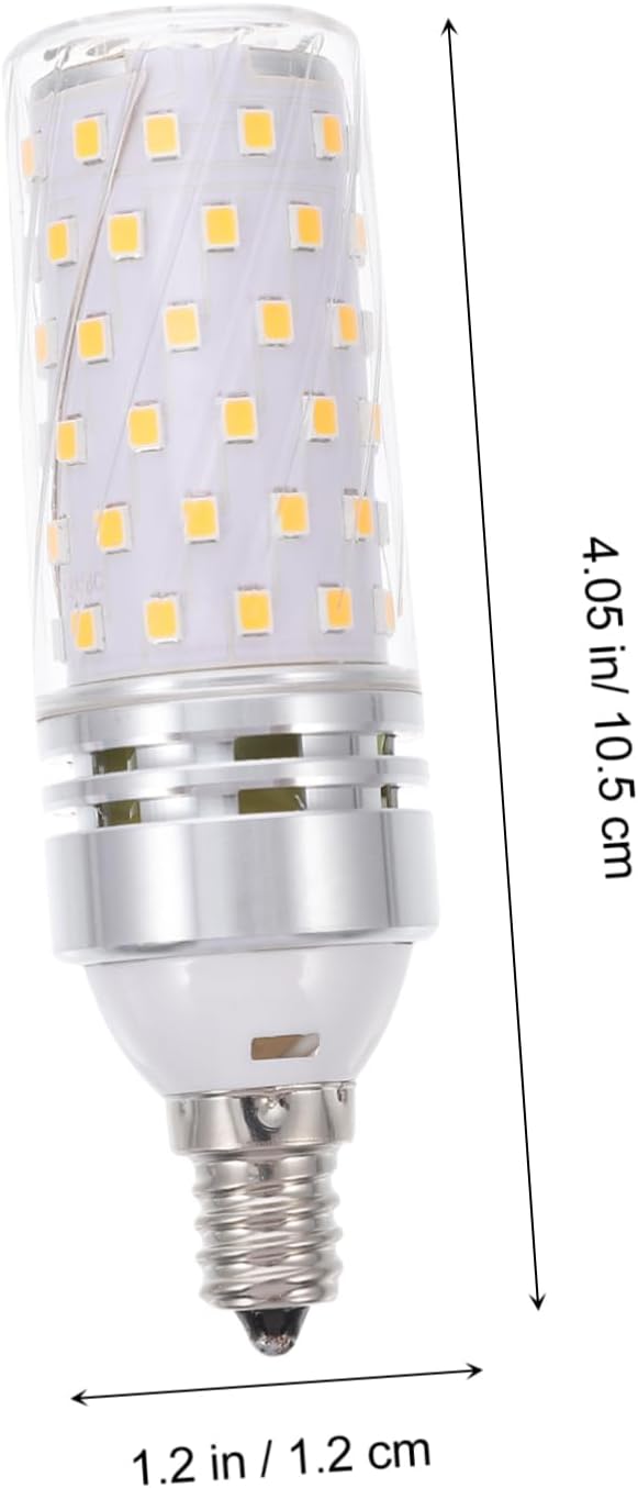 2pcs Smart Led Bulbs Base Warm Light Replacement for Light Bulbs Energy Efficient Low Consumption