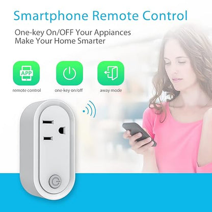 NEO Z-Wave Plus Smart Mini Plug, Compact Z-Wave Outlet for Home Automation, Works with Smartthings, Basic On/Off Function, 500 S2