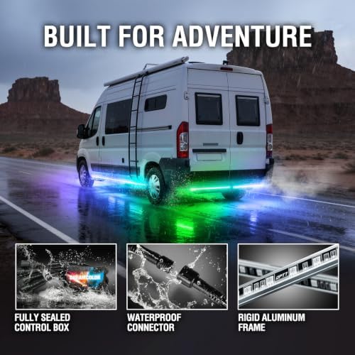 OPT7 Aura DreamColor Underglow Chasing Lights for RV with APP & Remote