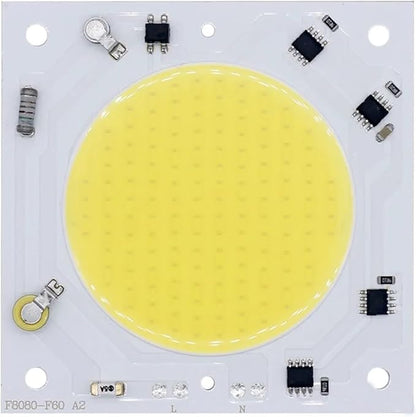 1PCS 40W AC220V LED Bulb COB Chip Smart IC Diode White 6000K 80 * 80MM High Lumen Lamp for Outdoor Indoor FloodLight for DIY LED