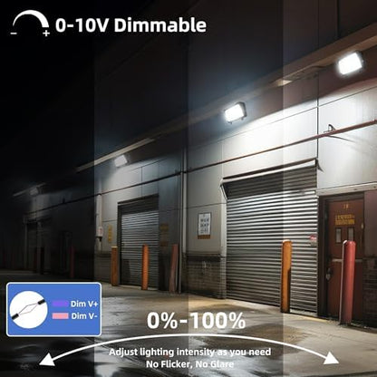 hykolity 120W LED Wall Pack Light with Dusk-to-Dawn Sensor, 12000LM 5000K