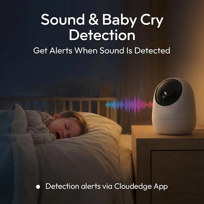 Rraycom 2Pack Indoor Security Camera 5G/2.4 GHz Wi-Fi, Baby & Pet Monitor