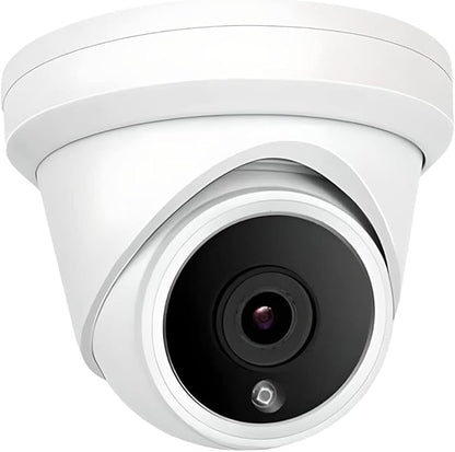 6MP PoE Security Camera Outdoor/Indoor, Wide Angle 110° 2.8mm IP Camera with Built-in Microphone, 100ft IR Night Vision, IP66 Weatherproof, H.265+ Compression, 3rd Party NVRs Compatible, NDAA