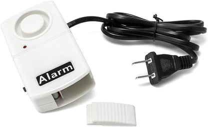QWORK Power Failure Alarm, 4 Pack Automatic Power Cut Failure Outage Alarm 120db LED Indicator Smart Warning Siren Power by 9V Battery (NOT Included), Plug 220V