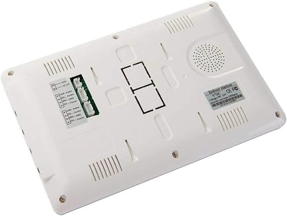 2 Units Apartment Video Intercom System, 7 Inch Monitor Wired Video Doorbell Door Phone Kits, Indoor Outdoor IR Camera, Monitoring, Unlock, 2 Way Intercom for Home Apartment