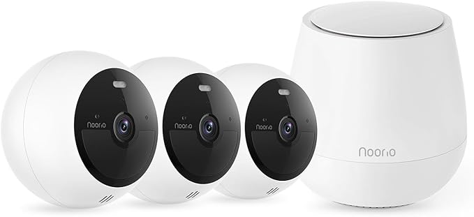 Noorio Home Security System with Smart Hub x1, B211 Camera x3
