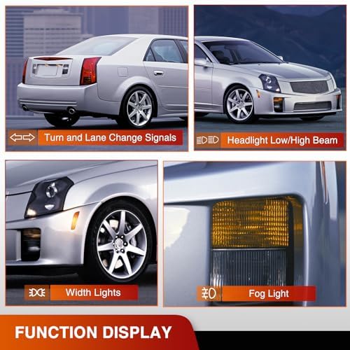 Nilight Turn Signal Switch Compatible with 2004 2005 2006 2007 Cadillac CTS