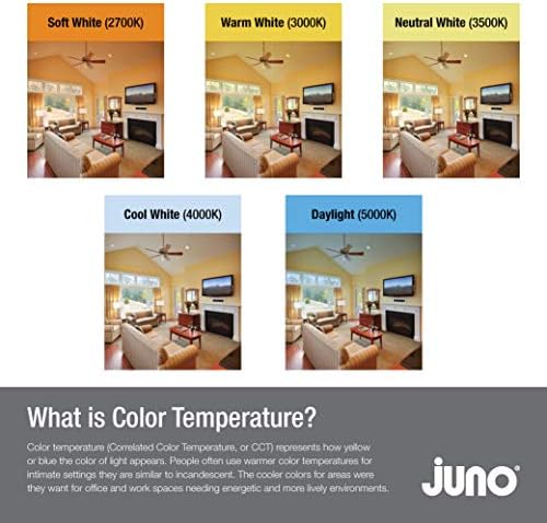 Juno 4BEMW SWW5 90CRI CP6 M2 E-Series LED Recessed Downlighting, Baffle Trim, 4-Inch, White (Pack of 12)