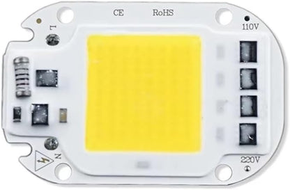 LED COB Lamp Chip 20W 30W 50W AC 110V 220V Smart IC LED Beads For DIY LED Grow Floodlight Bulb Day White Cold White Warm White(Day White,20W 220v)