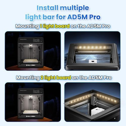 FLASHFORGE AD5M Series LED Strip Kit,24V LED Light Board Replacement