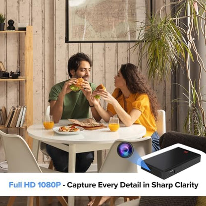 HiSpyCam Full HD 1080p WiFi Security Camera - Wireless Nanny Cam - Night Vision Indoor/Outdoor Use - Local/Cloud Storage