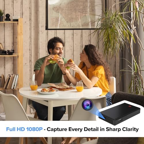 HiSpyCam Full HD 1080p WiFi Security Camera - Wireless Nanny Cam - Night Vision Indoor/Outdoor Use - Local/Cloud Storage