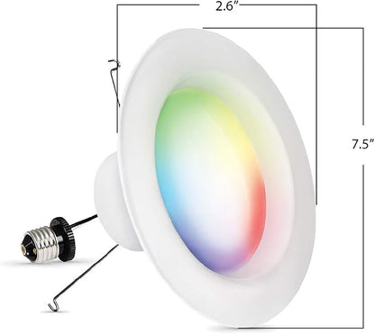 Feit Electric 5/6in Smart Recessed Downlights, 75W Eq, 1000 Lumens