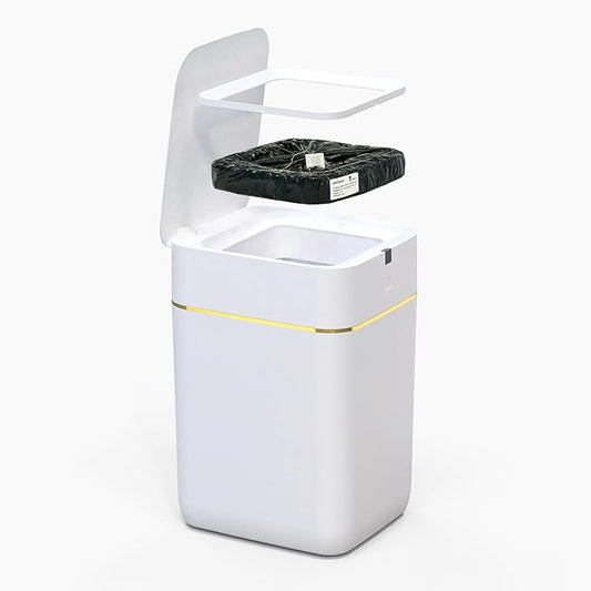Airdeer Refill Bag Ring, Trash can bags, 10m continuous garbage bag, Designed for Airdeer Self-sealing Smart Trash Can(A1/L2, Pack of 6)