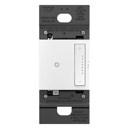 Legrand adorne with Netatmo Tru Universal Wi-Fi Enabled Smart Dimmer Switch in White, WNAL50W1