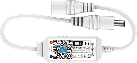 LGIDTECH Single Color LED Strip Light WiFi Wireless Controller,Smartphone APP Control Directly,Compatible With Amazon Alexa,Google Home Assistant Voice Control System