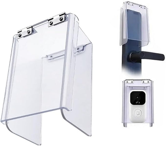 Weatherproof Flip-Cover for Smart Door Locks & Keypads - Universal Rain Shield for Access Control Keypads, Door Phones, and Intercom Systems (Y140 - Flip lid)